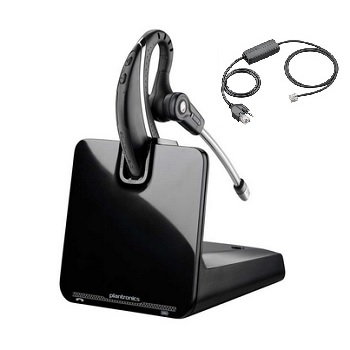 Plantronics CS530 Over-the-ear Wireless Headset and *Electronic Hook Switch